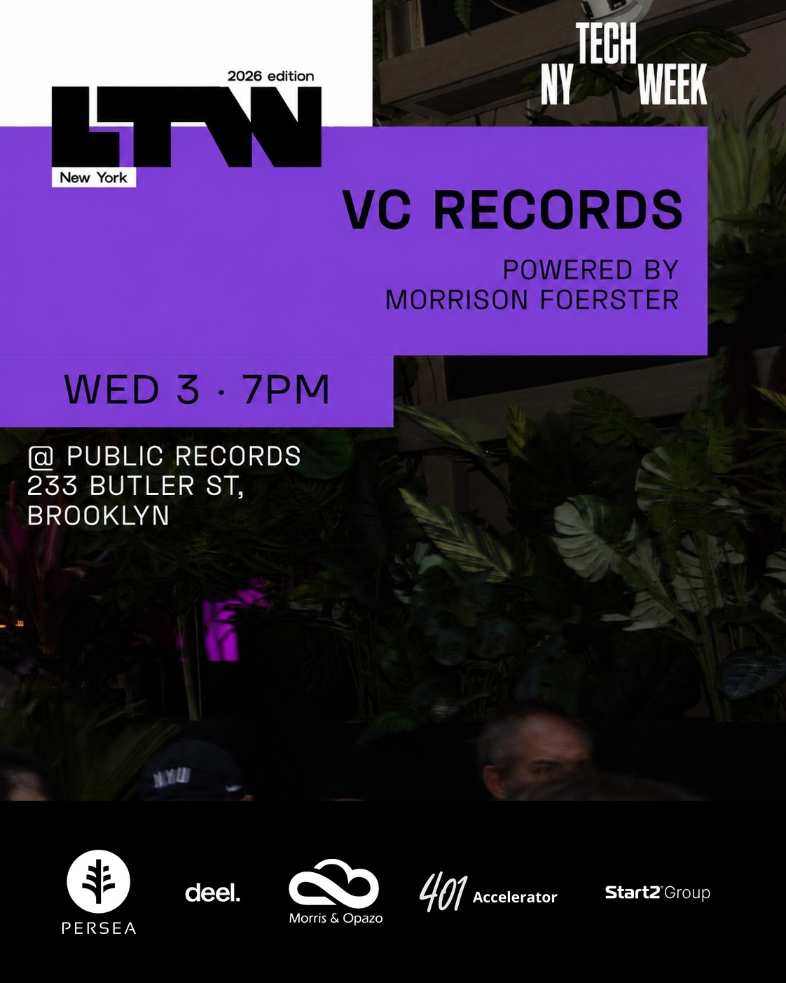 VC Records — Powered by Morrison Foerster — Latino Tech Week 2026